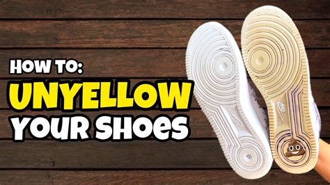 how to remove yellowing from shoes soles|how to unyellow yeezy sole.